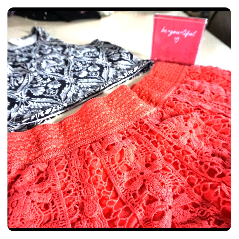 Lace shorts